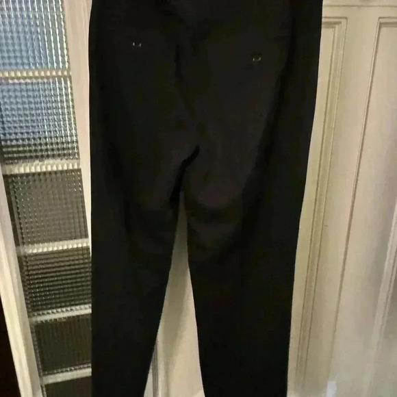 French connection women’s black wife leg pants w/sailor style button front sz 8 - Picture 2 of 12